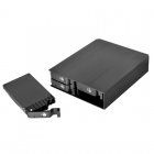 Silverstone FS204 Bahía Frontal 5.25" Negro para 4 Discos Duros SATA 2.5"