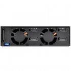 Silverstone FS204 Bahía Frontal 5.25" Negro para 4 Discos Duros SATA 2.5"