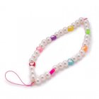 Cool Colgante Universal para Smartphone Pulsera Strap Perlas Corazones