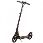 Homcom Patinete Plegable con Altura Ajustable Negro