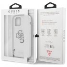 Cool Funda Lincencia Guess Logo para iPhone 12 Pro Max + Colgante Plateado