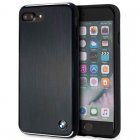 Cool Funda Licencia BMW Aluminio Negra para iPhone 6 Plus/7 Plus/8 Plus
