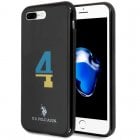 Cool Licencia Polo Ralph Lauren Negra para iPhone 6 Plus/7 Plus/8 Plus
