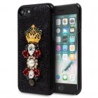 Cool Funda Licencia Dolce Gabbana Perlas Negro para iPhone 7/8/SE 2020