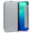 Cool Funda Flip Cover Leather Plata para Huawei P40 Lite E