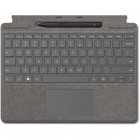 Microsoft Signature Capa com Teclado Platina para Surface Pro com Microsoft Surface Slim Pen 2