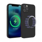 Icoveri Funda Magnética de Silicona para iPhone 12 Pro