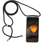 Icoveri Funda con Cordón Negro para Samsung Galaxy A21