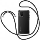 Icoveri Funda con Cordón Negro para Xiaomi Mi 10 Lite