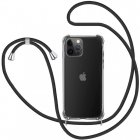 Icoveri Funda con Cordón Negro para iPhone 13 Pro