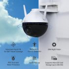 EZVIZ C8C Lite Câmara IP Exterior 1080p com Panorâmica e Inclinação
