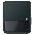 Samsung Leather Cover Funda de Cuero Verde para Galaxy Z Flip3 5G