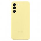 Samsung Silicone Cover Funda de Silicona Amarilla para Galaxy S22 Plus