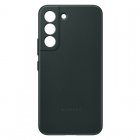 Samsung Leather Cover Funda de Piel Verde para Galaxy S22