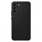 Samsung Leather Cover Funda de Piel Negra para Galaxy S22 Plus