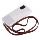 Cool Cordón Colgante Universal Polipiel Marrón con Tarjeta para Smartphone