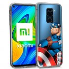 Cool Funda Licencia Marvel Capitán América para Xiaomi Redmi Note 9