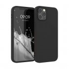Icoveri Funda Soft Matte Negra para iPhone 12/12 Pro