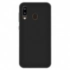 Icoveri Funda Soft Matte Negra para Samsung Galaxy A20