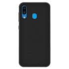 Icoveri Funda Soft Matte Negra para Samsung Galaxy A30