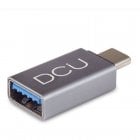 DCU Tecnologic Adaptador USB-C a USB 3.0 Gris