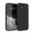 Icoveri Funda Soft Matte Negra para iPhone 12 Mini