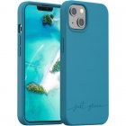 Just Green Funda Biodegradable Azul para iPhone 13