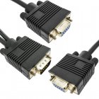 BeMatik Cable Duplicador Pasivo VGA Macho/Hembra 30cm Negro
