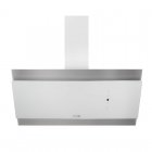 Universal Blue Andes 4090W Campana Decorativa 90cm Cristal Blanco/Inox