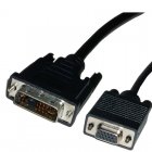 BeMatik Cable DVI-A a VGA Macho/Hembra 1.8m Negro