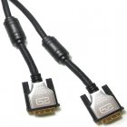 BeMatik Super Cable DVI-D Dual Link Macho/Macho 1.8m Gris/Negro