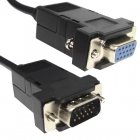 BeMatik Cable VGA Macho/Hembra 1m Negro