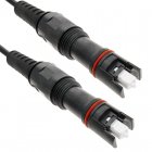 BeMatik Bobina de Fibra Óptica G657A2 3.5mm con Conectores HOPTIC SC/PC OS2 100m
