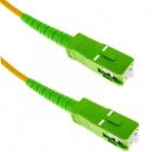 BeMatik Cable de Fibra Óptica SC/APC a SC/APC Monomodo Simplex 9/125 OS2 10m