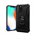 Icoveri Funda Protectora Militar Negra con Anillo y Soporte Magnético para iPhone 13 Pro