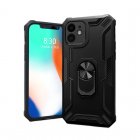 Icoveri Funda Protectora Militar Negra con Anillo y Soporte Magnético para iPhone 12 Mini
