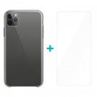 Icoveri Pack Funda Gel TPU Antigolpes Transparente + Cristal Templado 9H para iPhone 11 Pro Max
