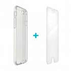 Icoveri Pack Funda Gel TPU Antigolpes Transparente + Cristal Templado 9H para iPhone 7/8/SE 2020