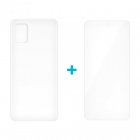 Icoveri Pack Funda Gel TPU Antigolpes Transparente + Cristal Templado 9H para Samsung Galaxy A51 TPU