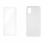 Icoveri Pack Funda Gel TPU Antigolpes Transparente + Cristal Templado 9H para Samsung Galaxy A41