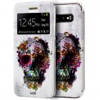 Cool Funda Flip Cover Dibujos Calavera para Samsung Galaxy S10 G973