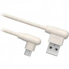 SBS Ocean Eco-friendly Cable USB a MicroUSB Macho/Macho 1m Blanco