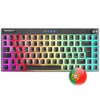 Mars Gaming MKCLOUD Teclado Mecánico Inalámbrico RGB Negro Switch Azul Portugués