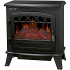 ECO-DE Chimenea Eléctrica 1800W Negra