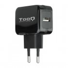 Tooq TQWC-1S01 Cargador USB 5V 2.4A Negro