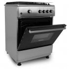 Infiniton CC6867EHIX Cocina de Gas 4 Zonas + Horno Inox