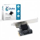 Donkey Pc Placa PCIe Baixo Perfil 4xSATA3
