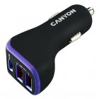 Canyon Cargador para Coche  USB-C + 2xUSB 18W