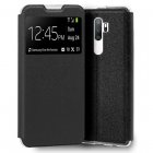 Cool Funda Flip Cover Liso Negro para Oppo A5 2020/A9 2020