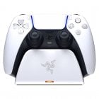 Razer Base de Carga Rápida para Comando Sem Fios DualSense PS5 Branca